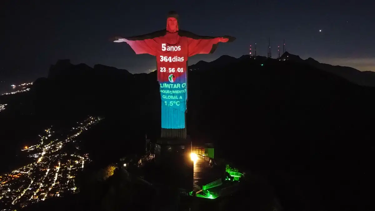 El Cristo Redentor marca menos de seis años para detener el calentamiento global