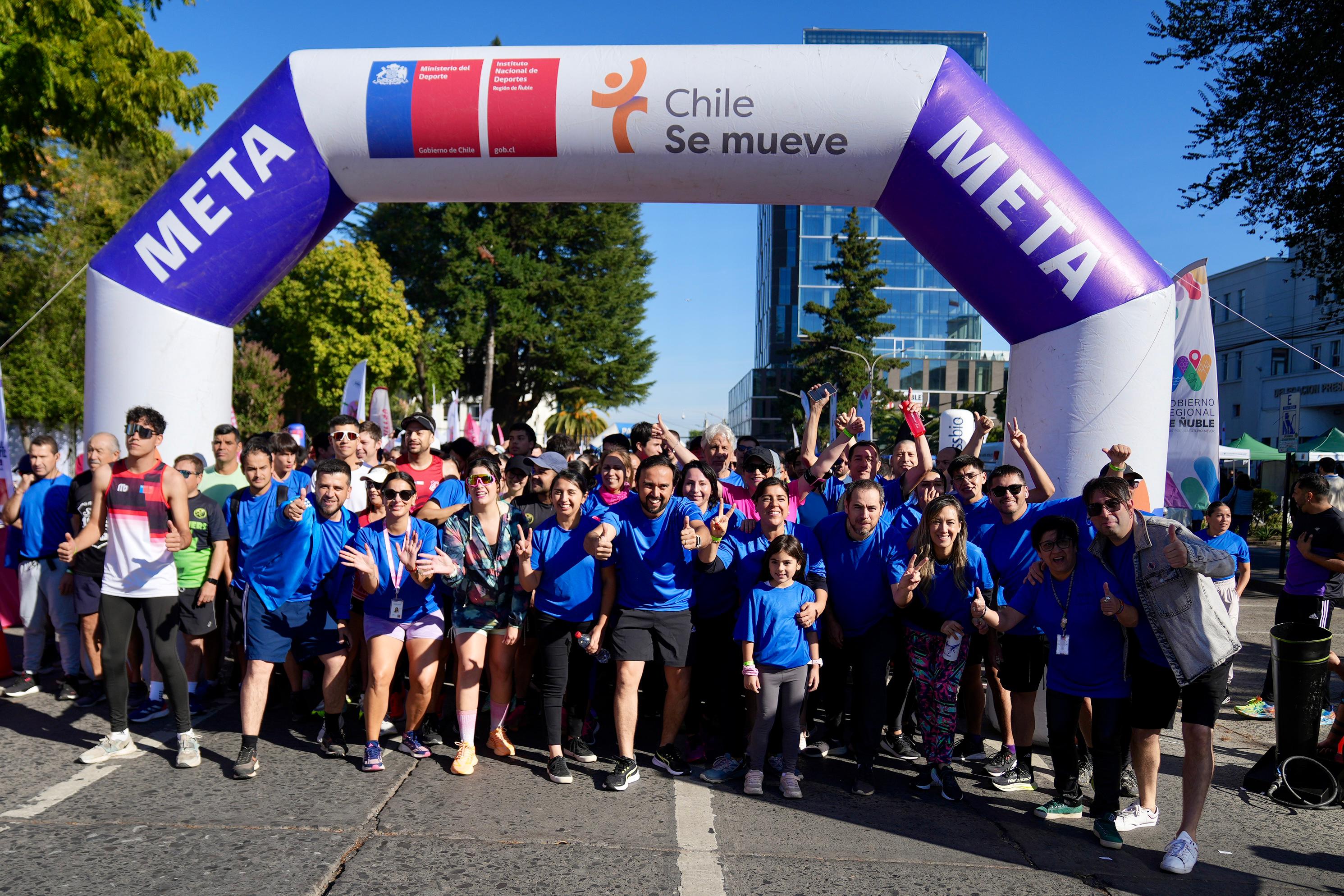 8.400 personas participaron de las actividades del Día Nacional del Deporte en Ñuble