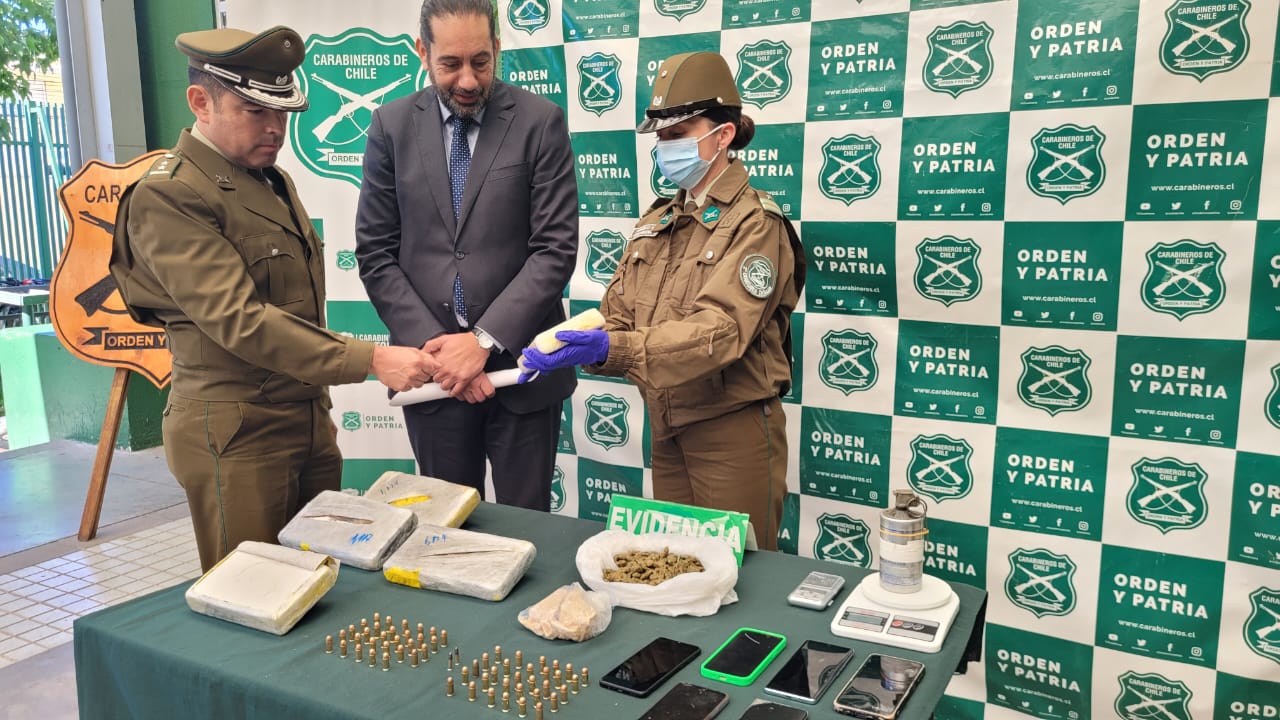 Desarman a organización criminal dedicada al tráfico de drogas en Pemuco y San Nicolás