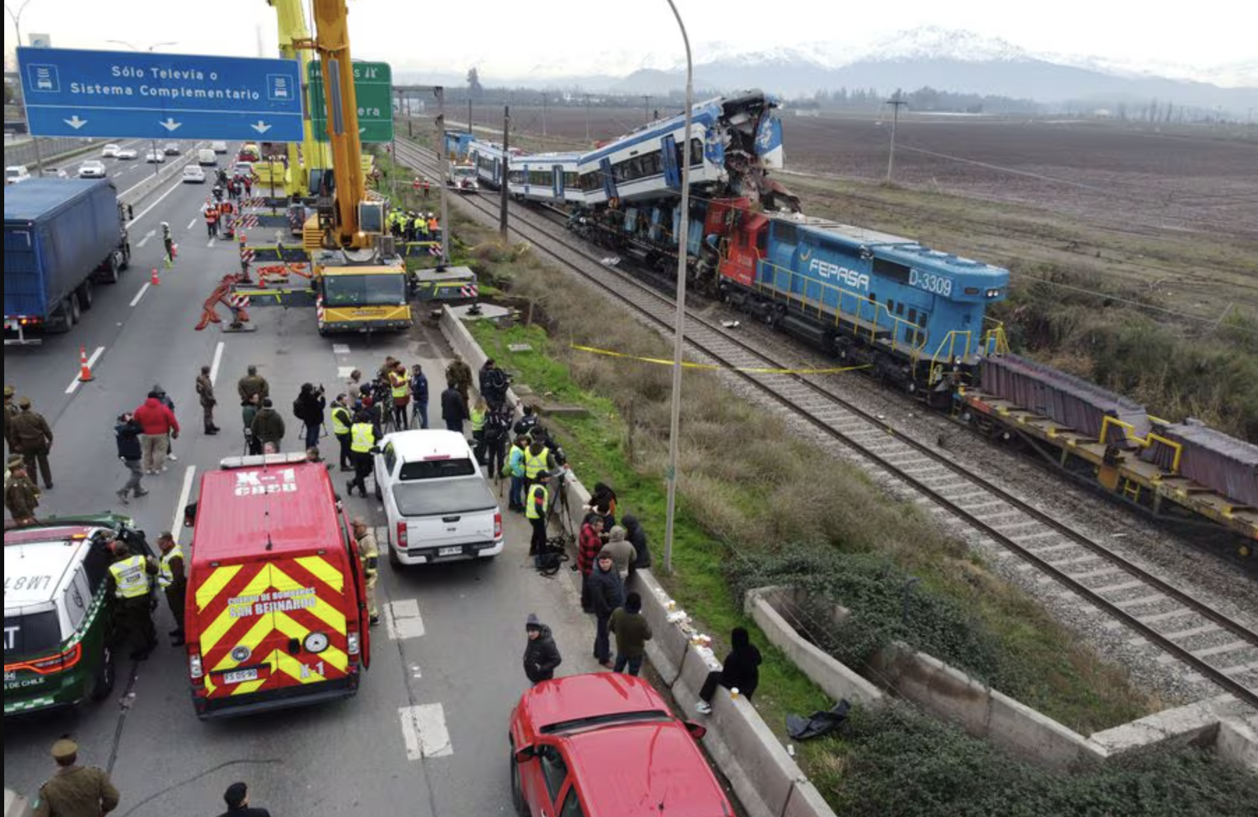Impactante Colisión de Trenes deja Dos Muertos y Nueve Heridos
