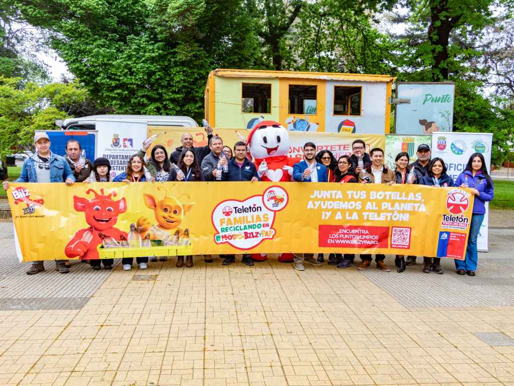 CCU, TELETÓN, BILZ Y PAP Y EL MINISTERIO DEL MEDIO AMBIENTE LANZAN TAREA DE RECICLAJE PARA DAR UNA SEGUNDA VIDA A LOS PLÁSTICOS EN&nbsp;ÑUBLE