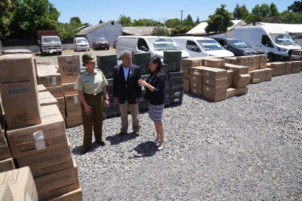 Carabineros del OS9 Ñuble desarmó agrupación criminal y le incautó más de 1.100 millones en&nbsp;cigarrillos